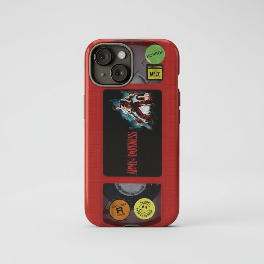 Army of Darkness Red Edition VHS Phone Case