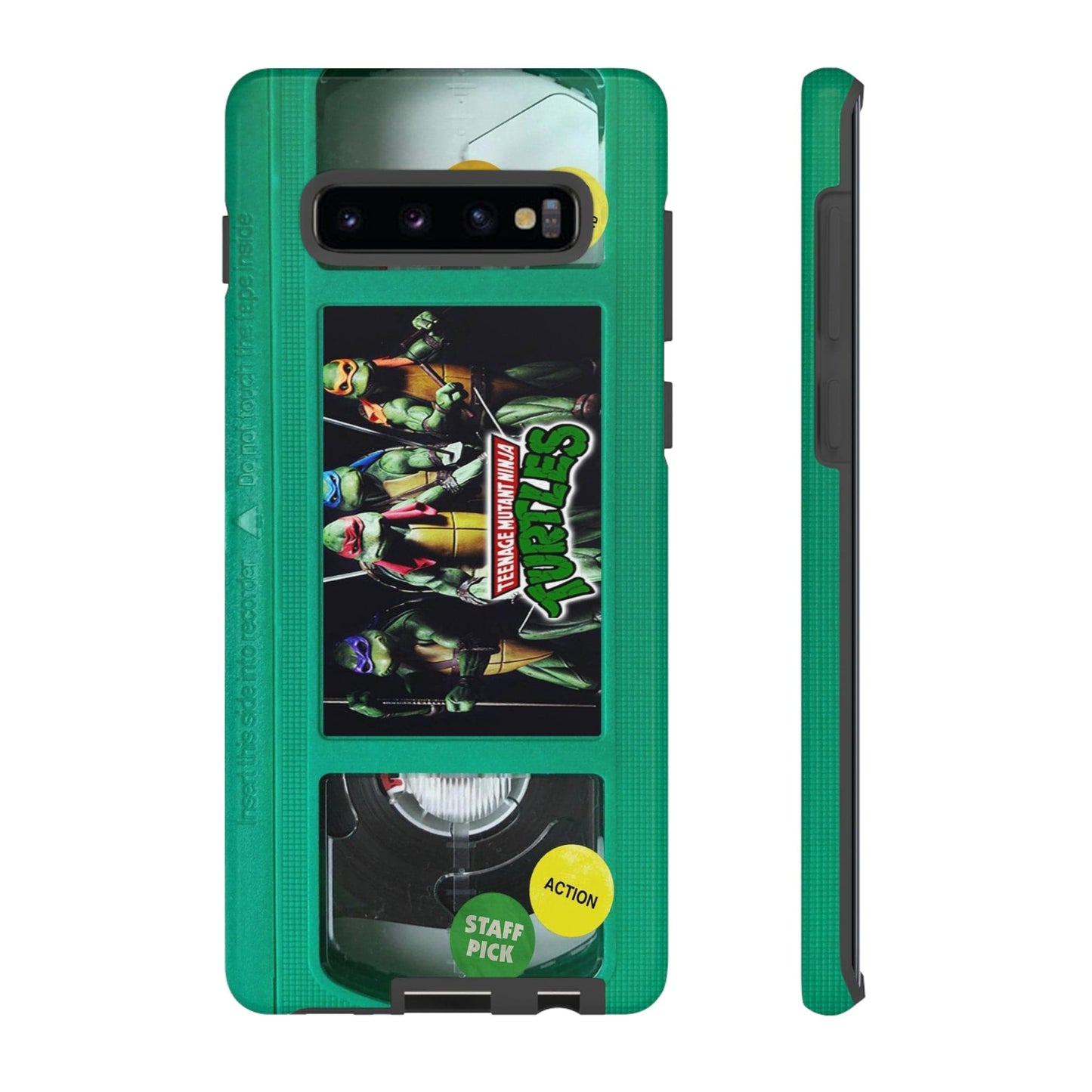 Teenage Turtles Green Impact Resistant VHS Phone Case