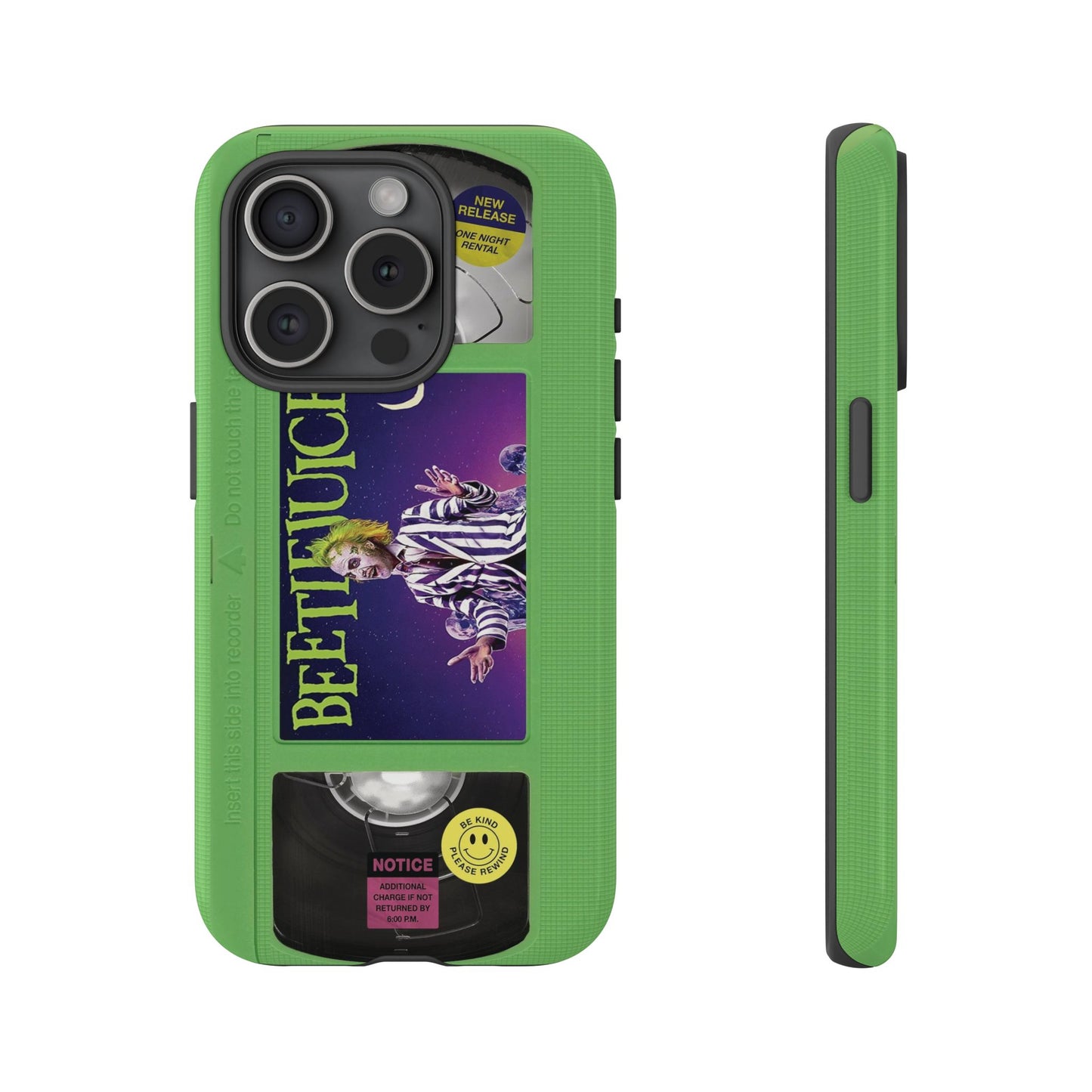 BJ  Limited Edition Green Impact Resistant VHS Phone Case