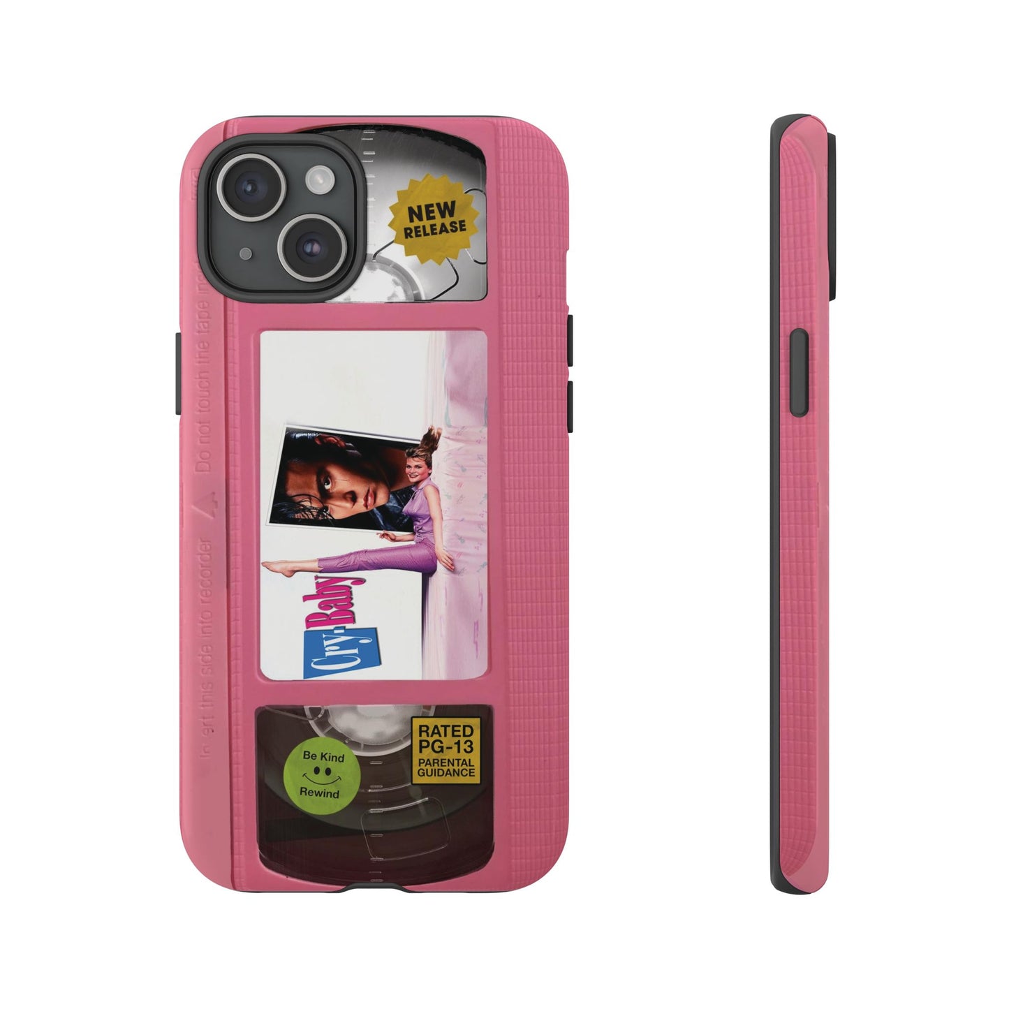 Cry Baby Pink Limited Edition Impact Resistant Vhs Phone Case