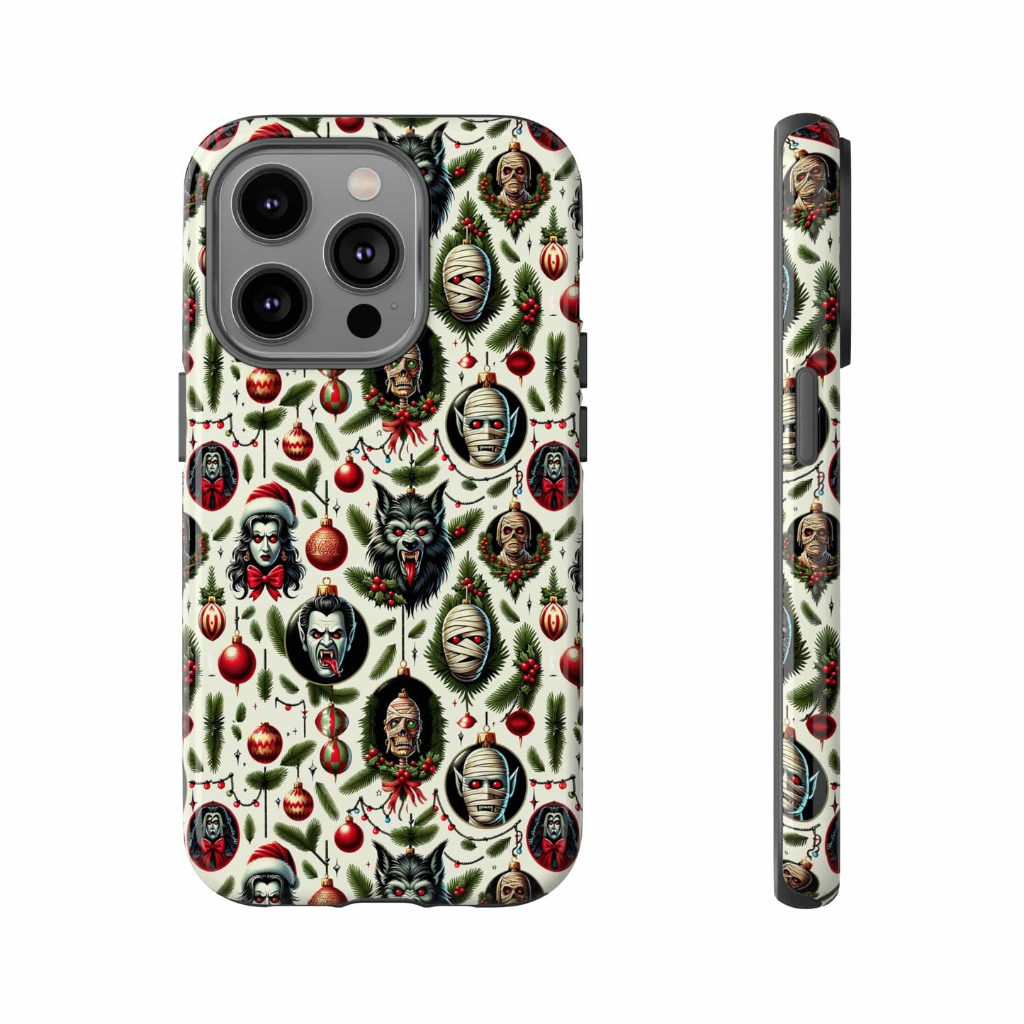 Horror Ornaments Impact Resistant Phone Case