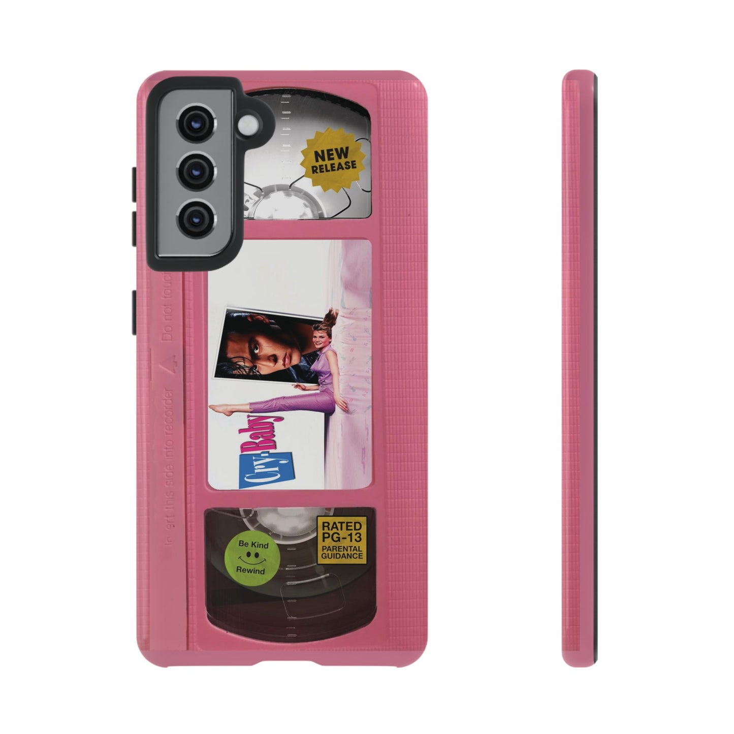 Cry Baby Pink Limited Edition Impact Resistant Vhs Phone Case