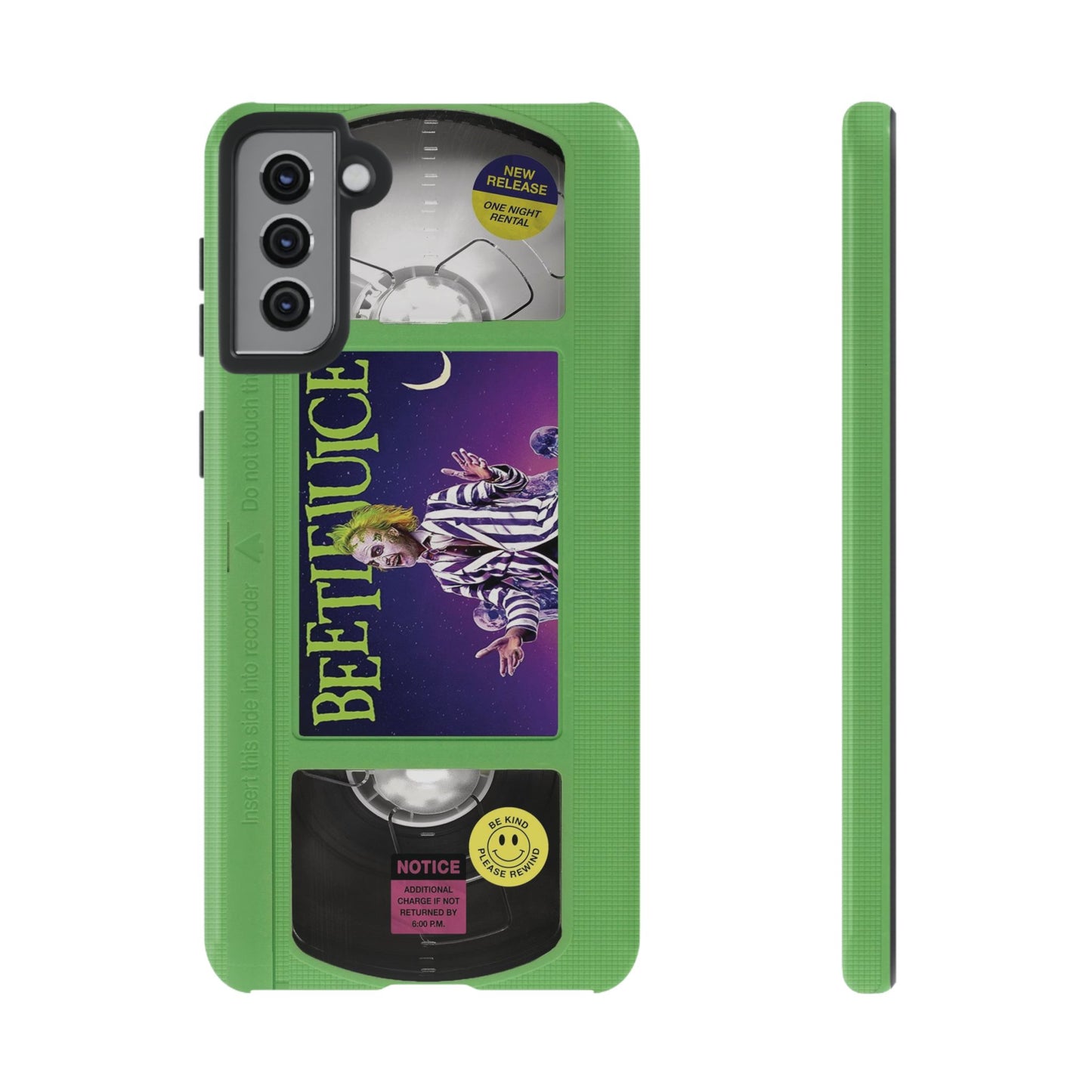 BJ  Limited Edition Green Impact Resistant VHS Phone Case