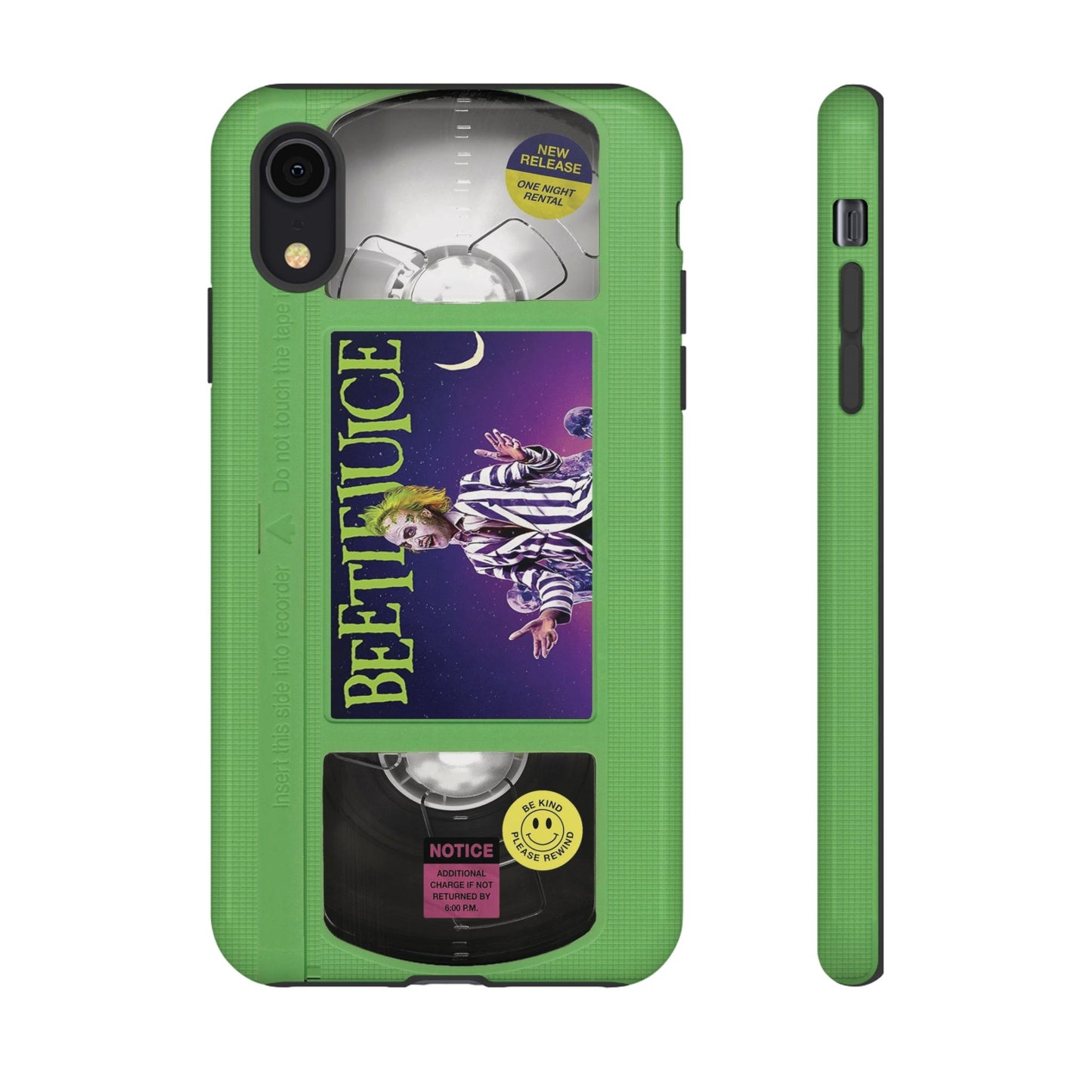 BJ  Limited Edition Green Impact Resistant VHS Phone Case