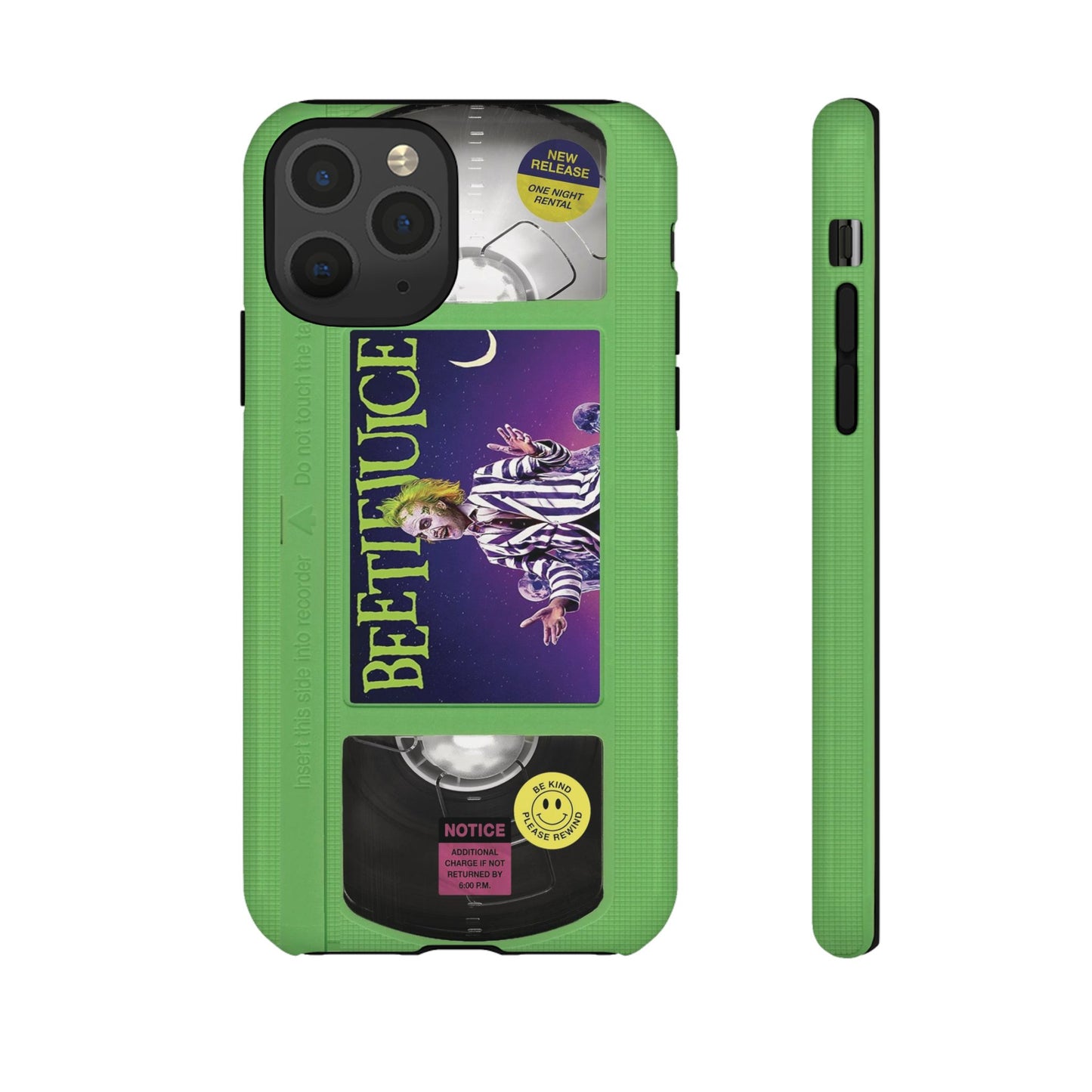 BJ  Limited Edition Green Impact Resistant VHS Phone Case