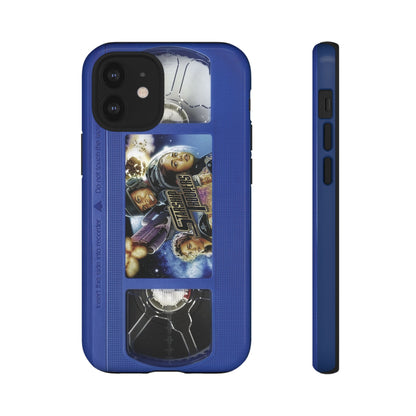 Starship Troopers Blue Impact Resistant VHS Phone Case