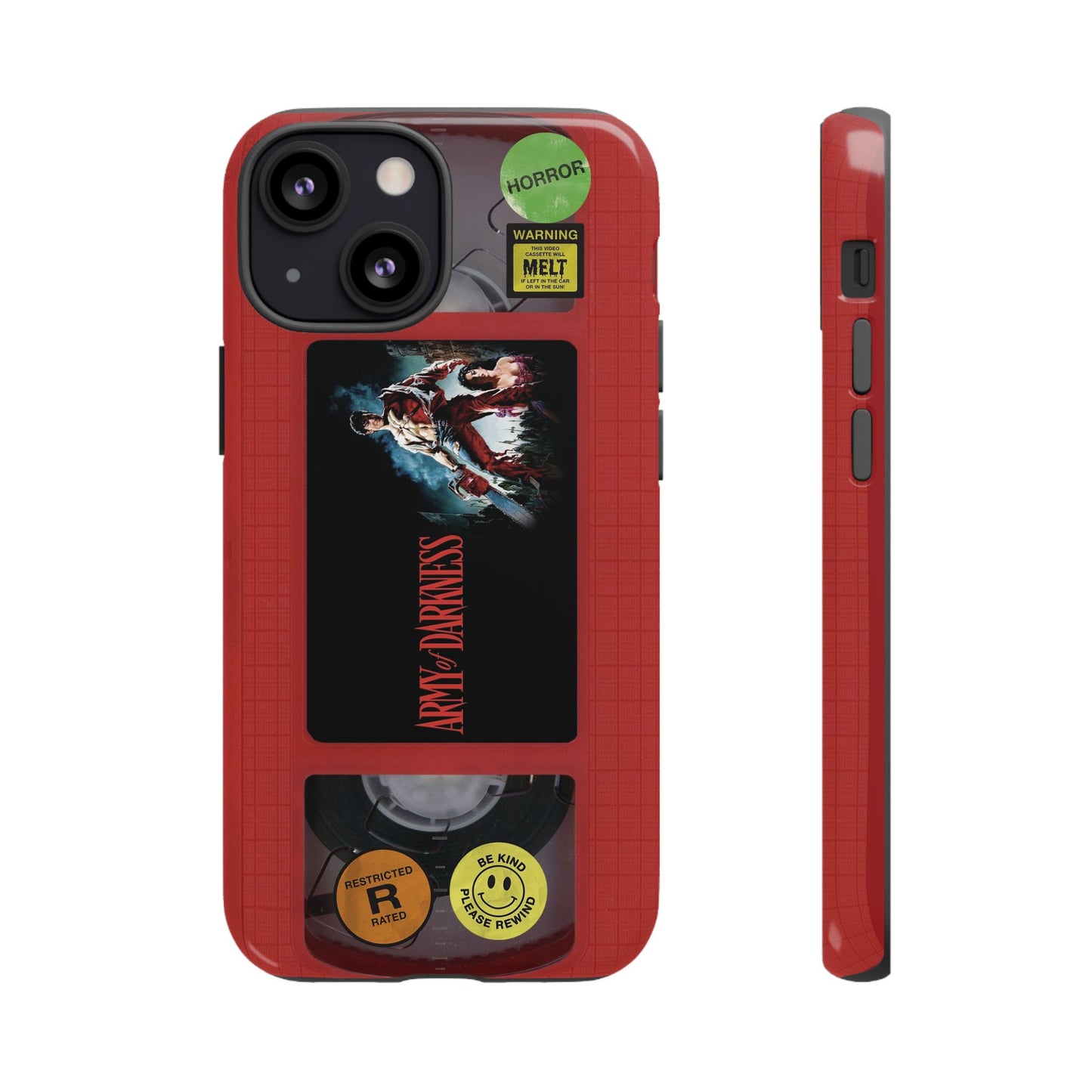 Army of Darkness Red Edition VHS Phone Case