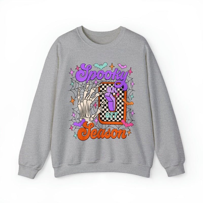 Spooky Season On Crewneck Sweatshirt