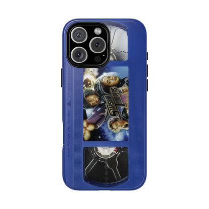 Starship Troopers Blue Impact Resistant VHS Phone Case