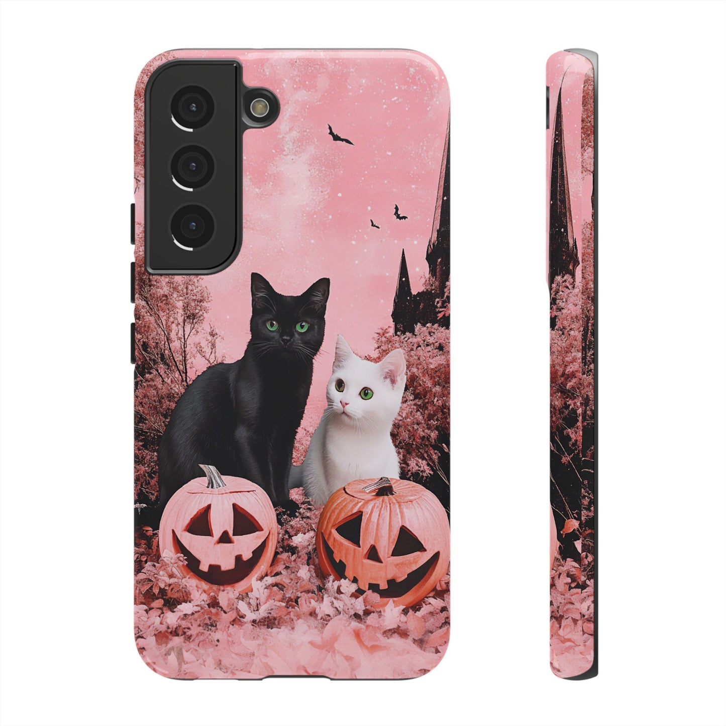 Retro Fall Kitties Impact Resistant Phone Case