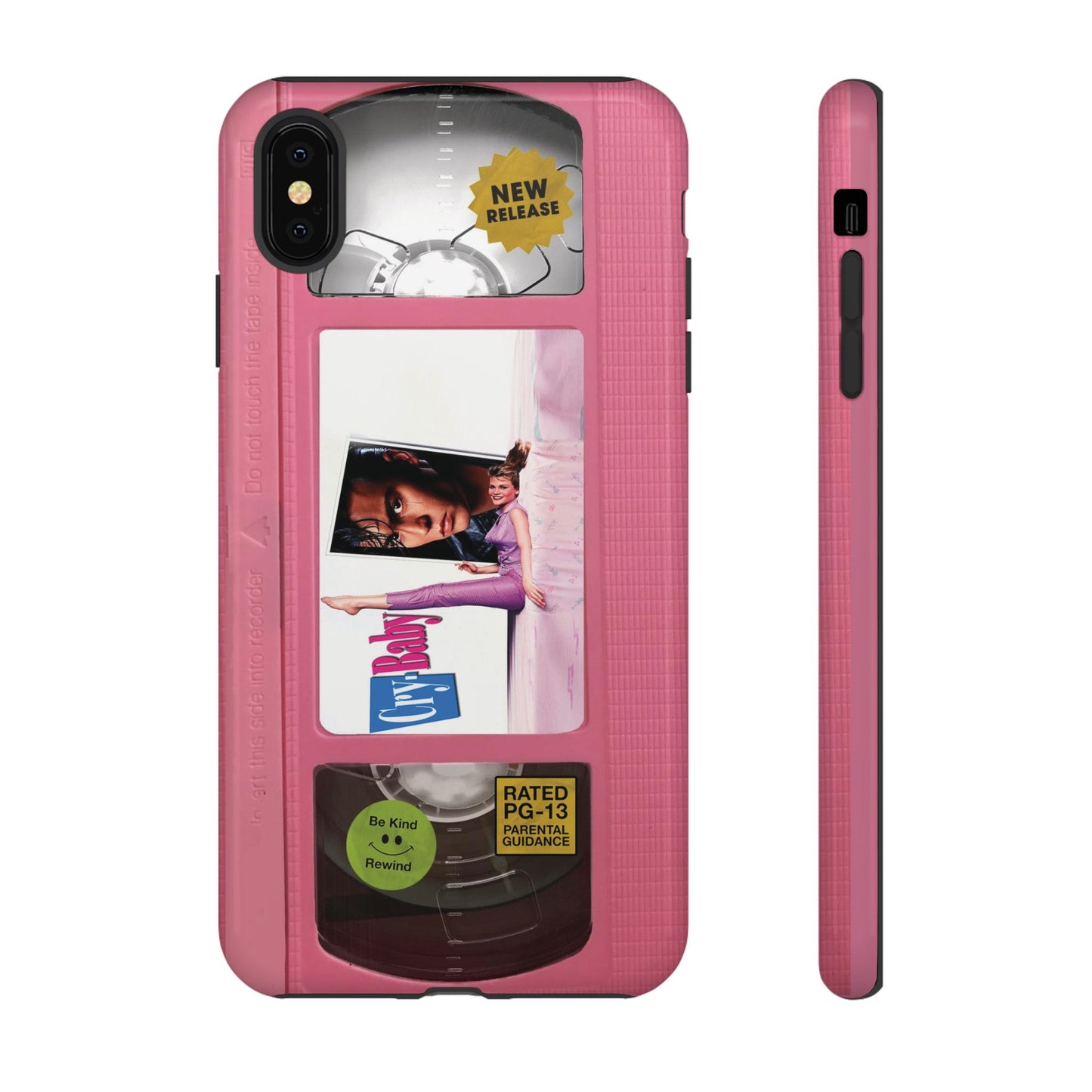 Cry Baby Pink Limited Edition Impact Resistant Vhs Phone Case