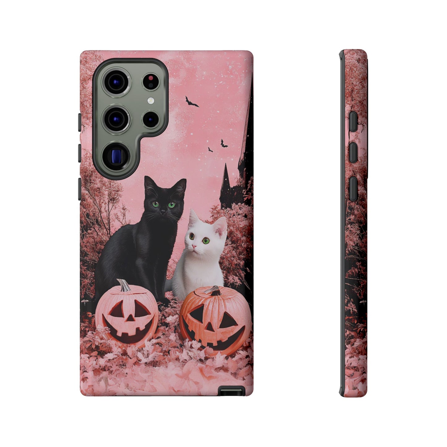 Retro Fall Kitties Impact Resistant Phone Case