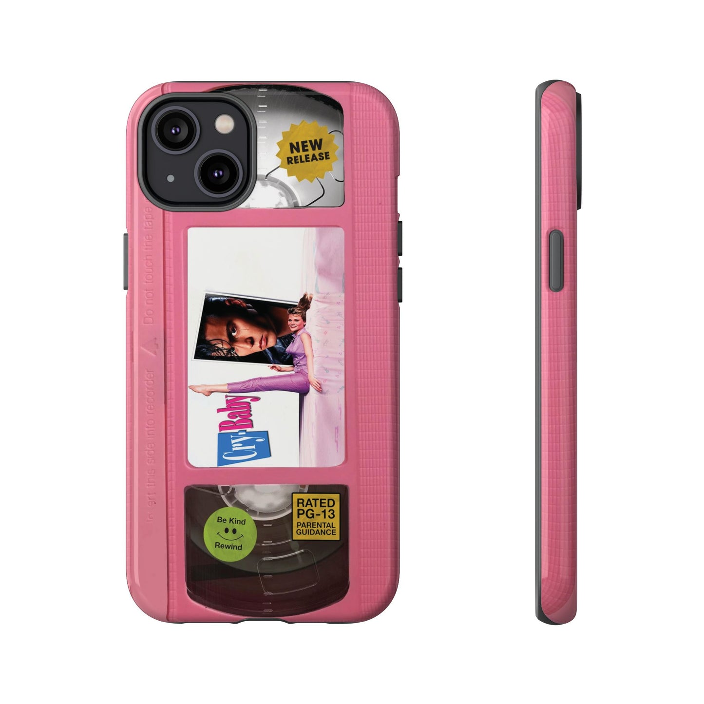 Cry Baby Pink Limited Edition Impact Resistant Vhs Phone Case