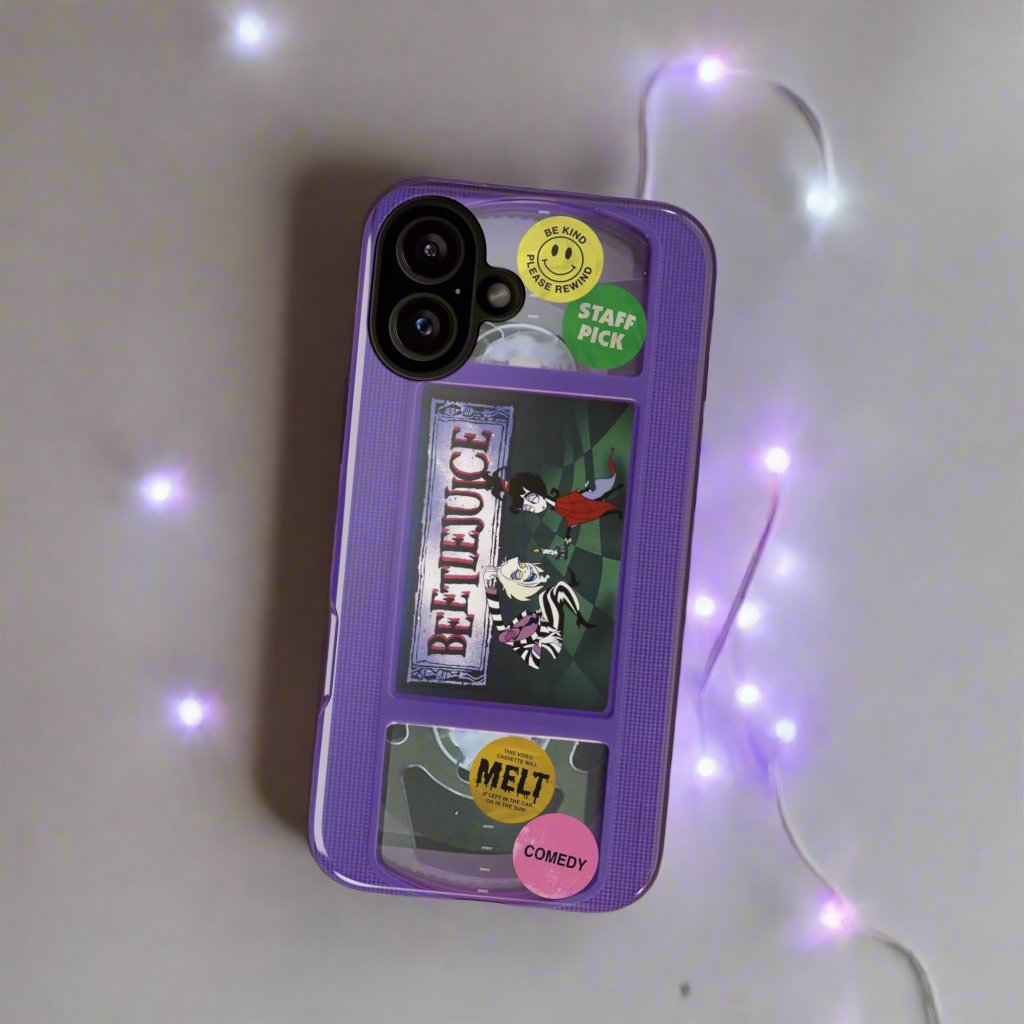 Animated BJ Purple Edition Impact Resistant VHS Phone Case