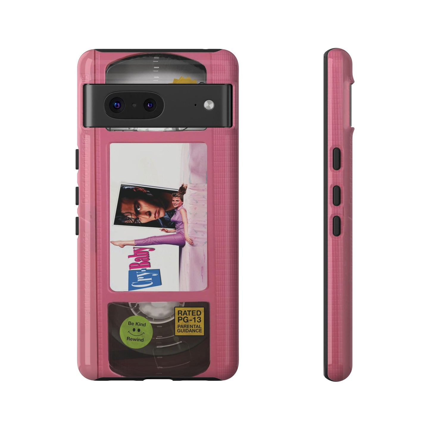 Cry Baby Pink Limited Edition Impact Resistant Vhs Phone Case