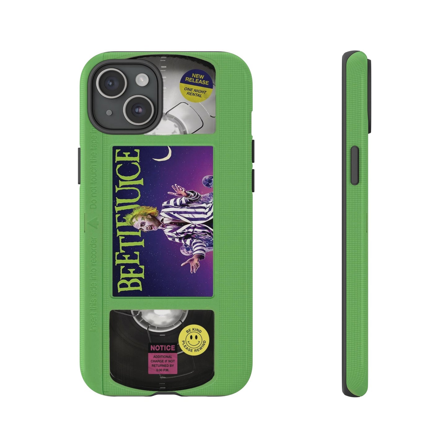 BJ  Limited Edition Green Impact Resistant VHS Phone Case