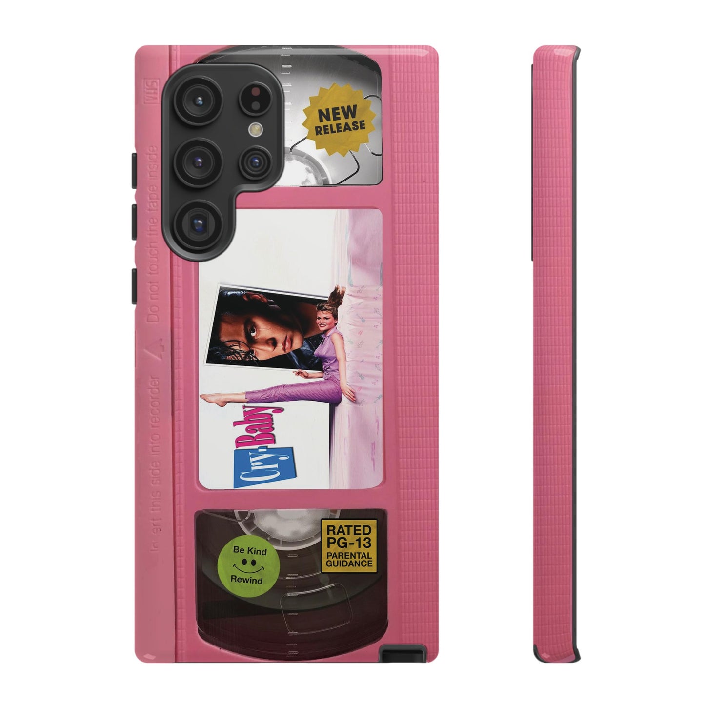 Cry Baby Pink Limited Edition Impact Resistant Vhs Phone Case