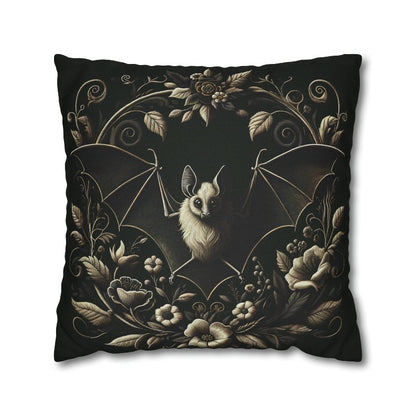 Sepiatone Floral Bat Pillow Case