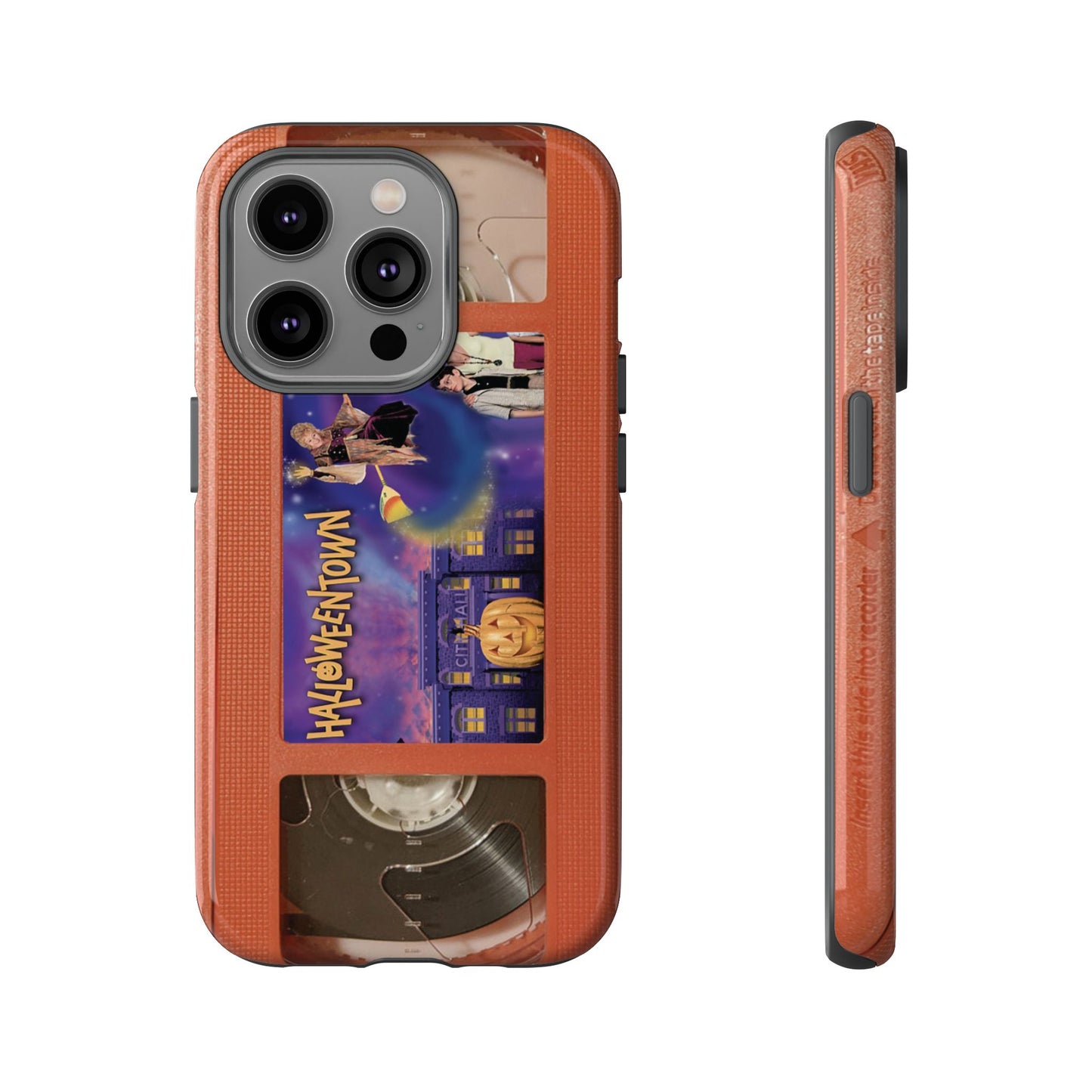 Halloween Town Orange Impact Resistant Phone Case