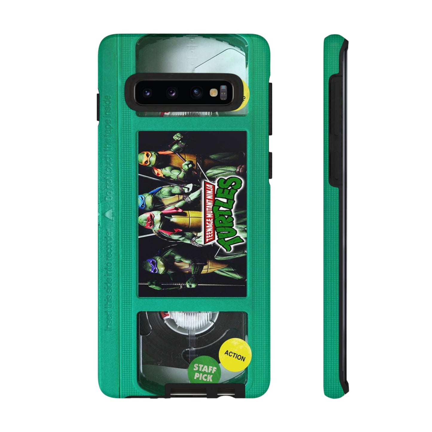 Teenage Turtles Green Impact Resistant VHS Phone Case