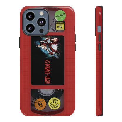 Army of Darkness Red Edition VHS Phone Case