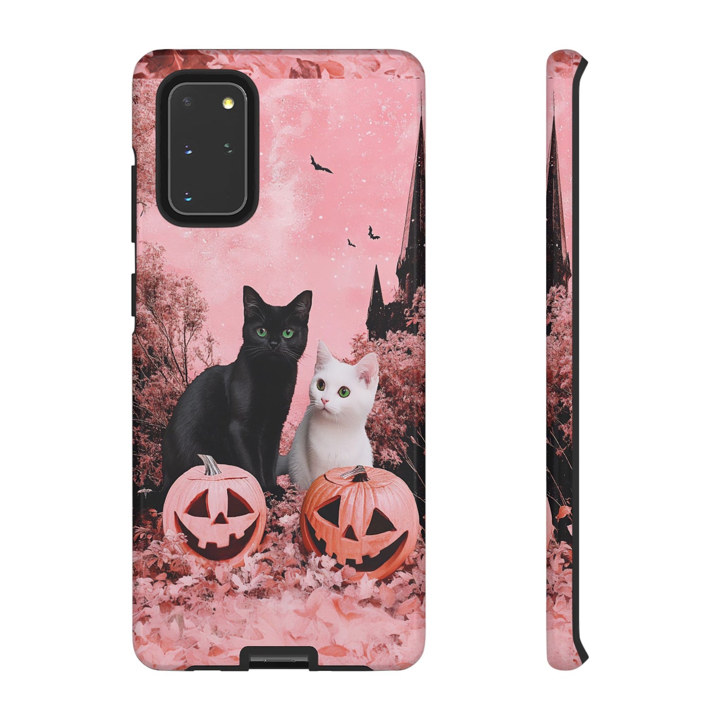 Retro Fall Kitties Impact Resistant Phone Case