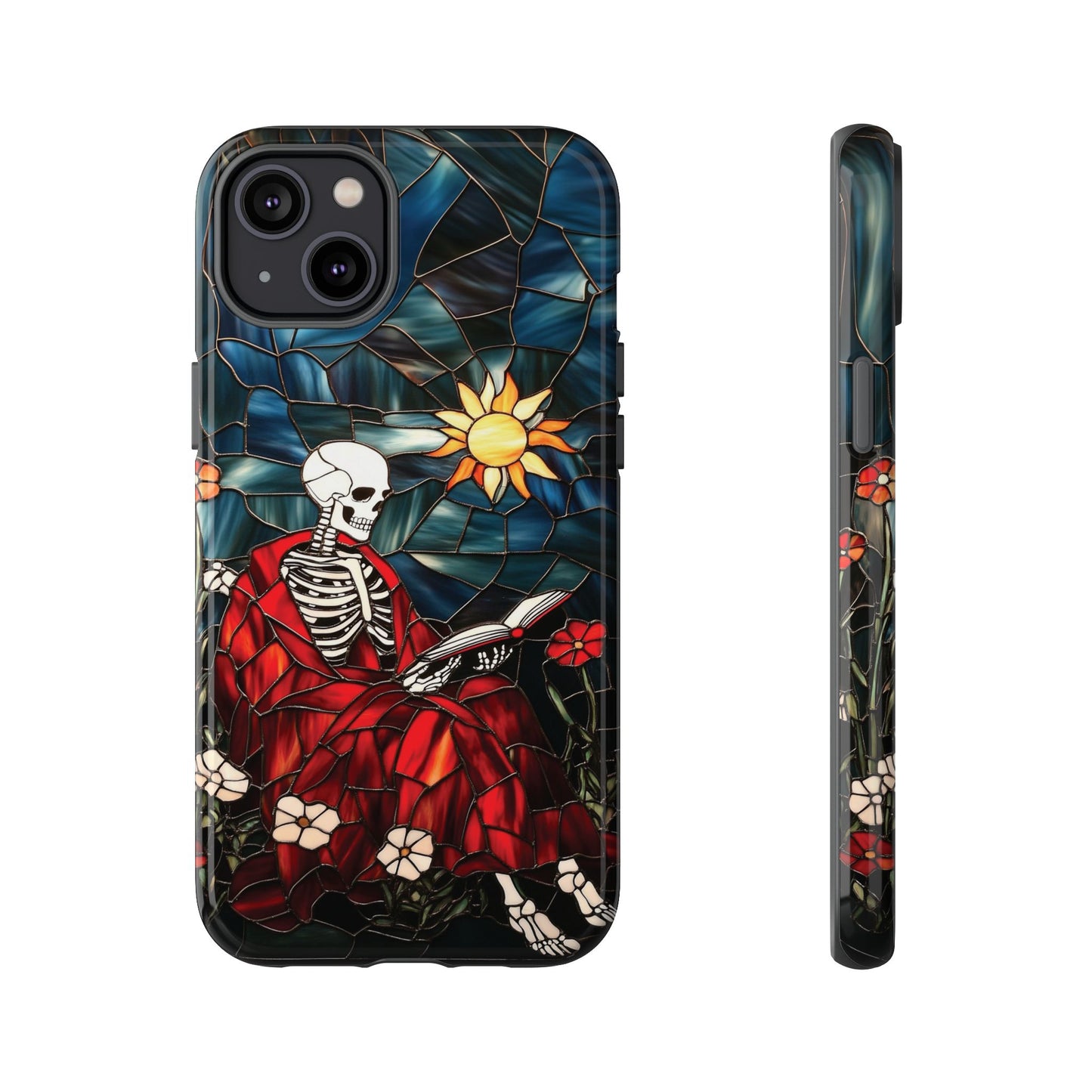 Bookish Skeleton Phone Case