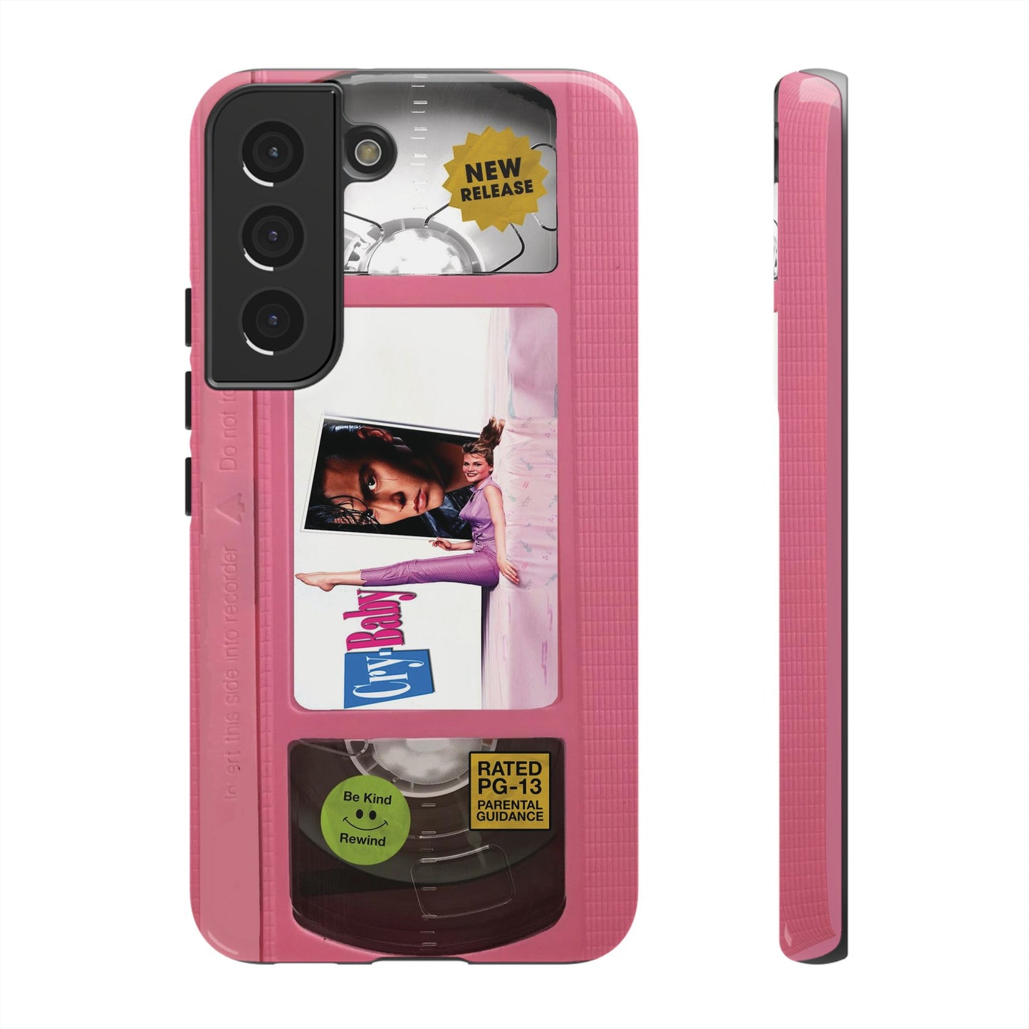 Cry Baby Pink Limited Edition Impact Resistant Vhs Phone Case