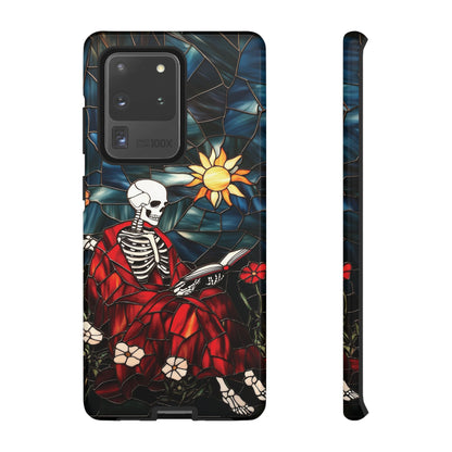 Bookish Skeleton Phone Case