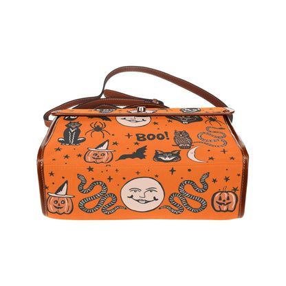 Vintage Halloween Satchel Bag