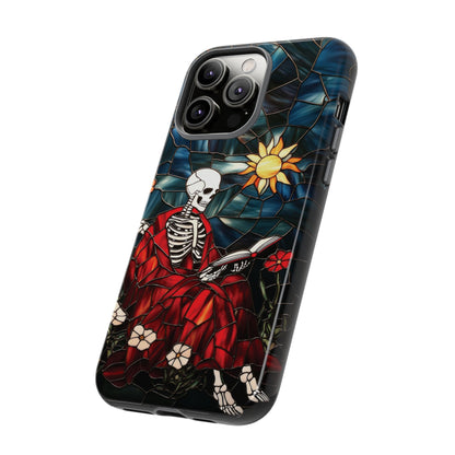 Bookish Skeleton Phone Case