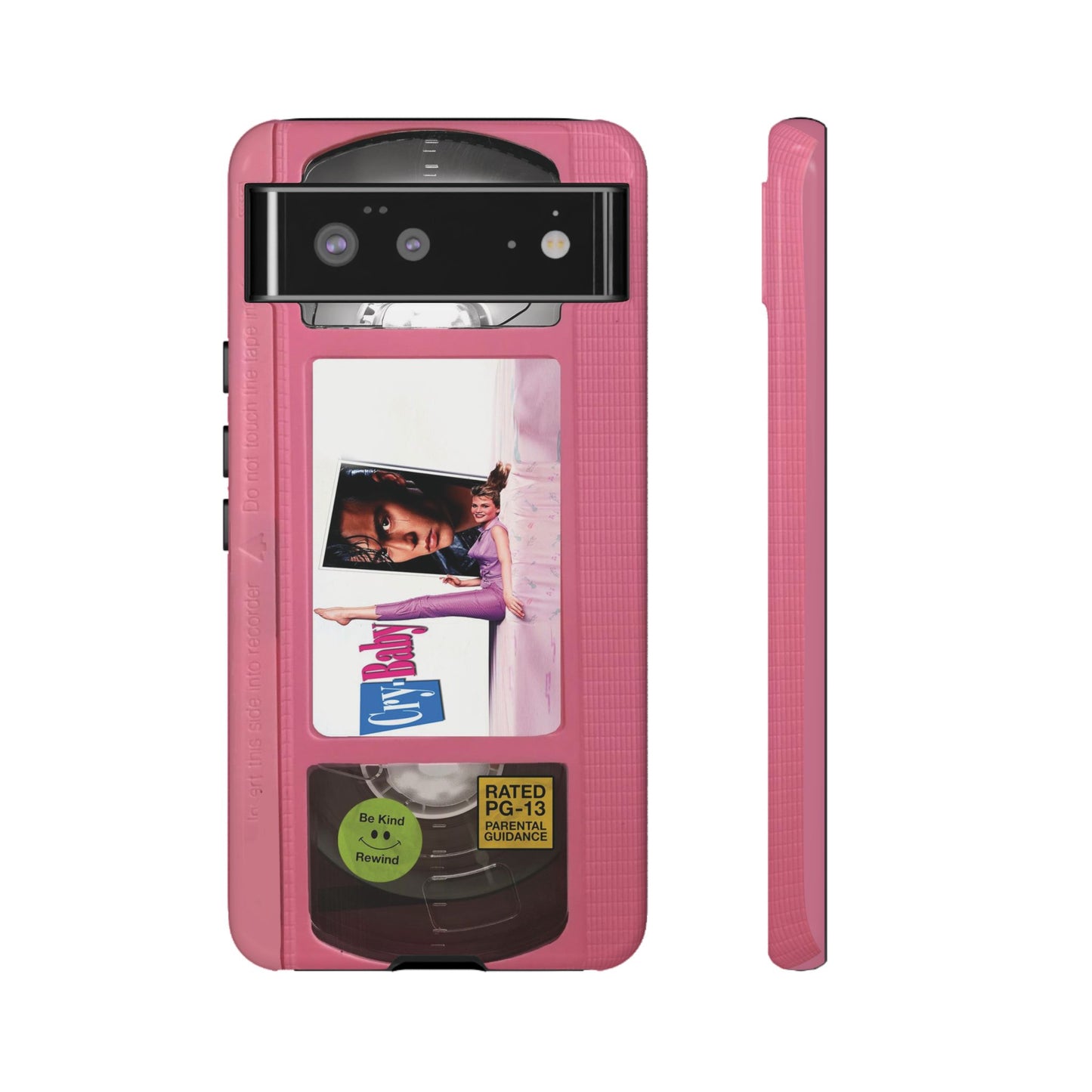 Cry Baby Pink Limited Edition Impact Resistant Vhs Phone Case
