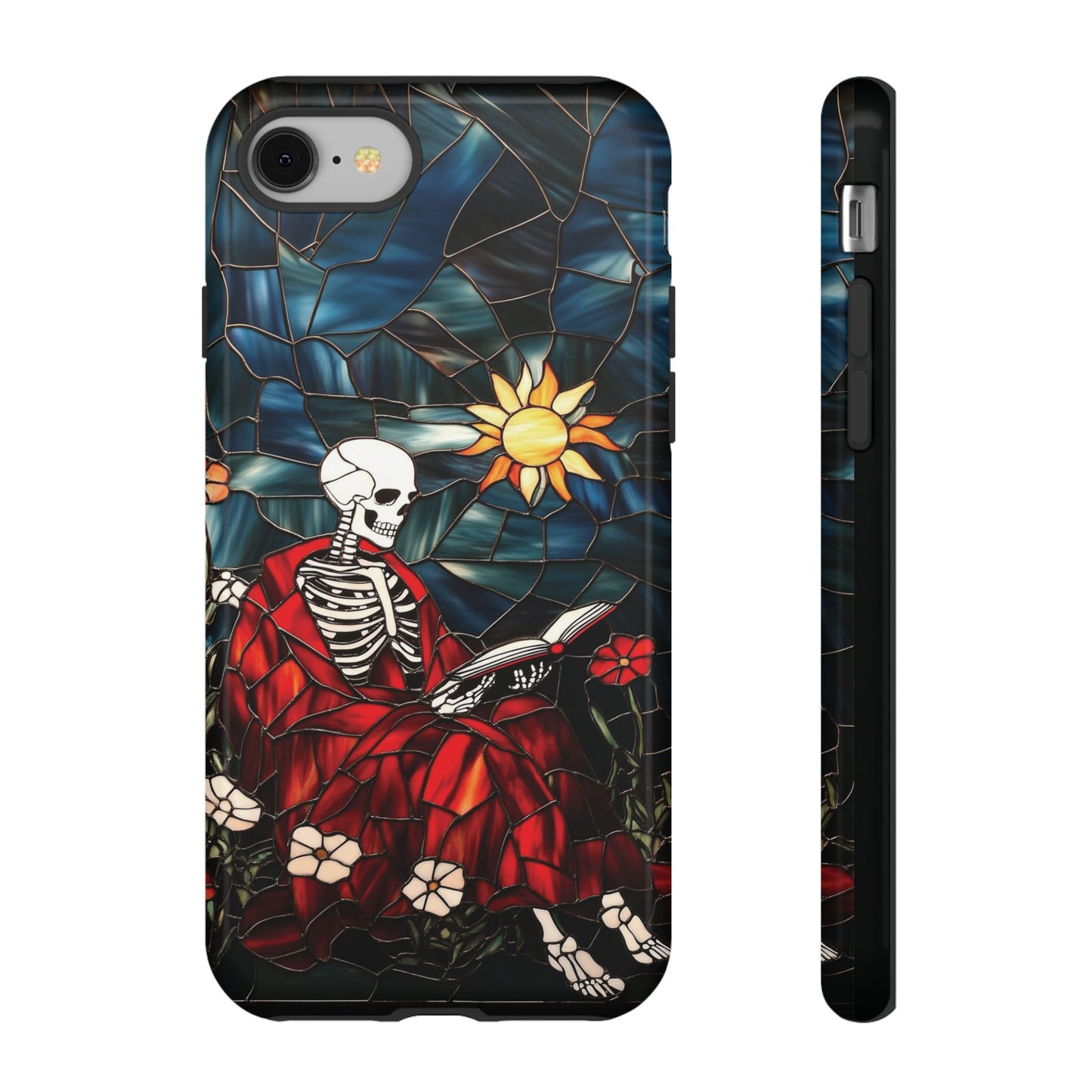 Bookish Skeleton Phone Case