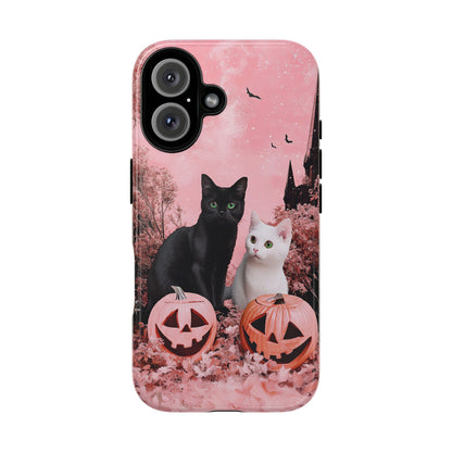 Retro Fall Kitties Impact Resistant Phone Case