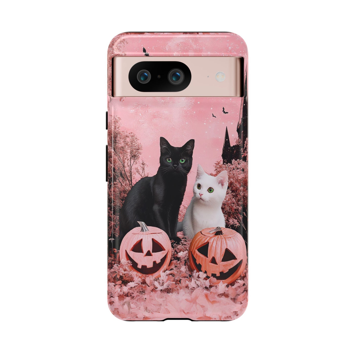 Retro Fall Kitties Impact Resistant Phone Case