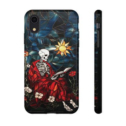 Bookish Skeleton Phone Case