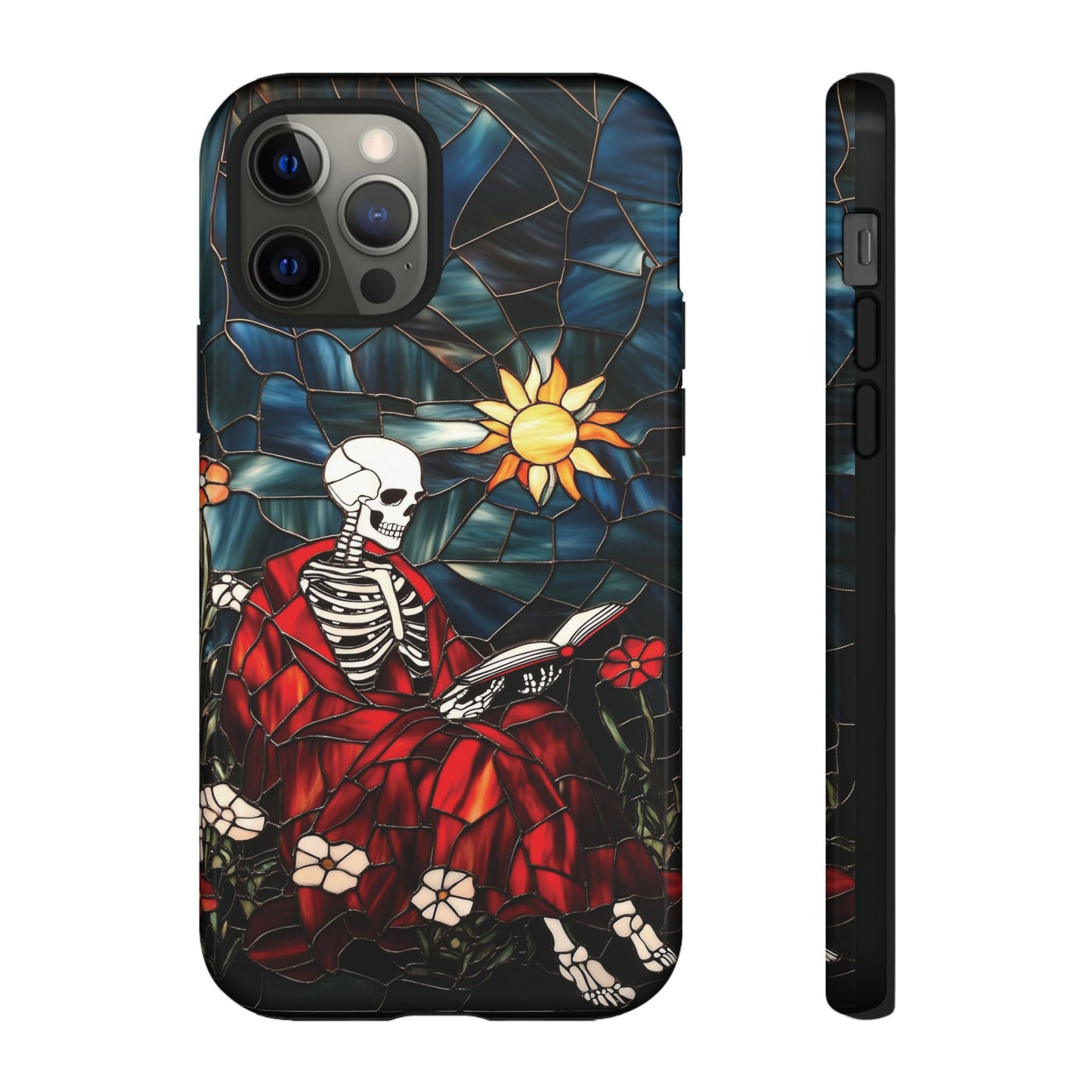 Bookish Skeleton Phone Case