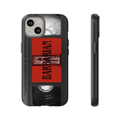 Barbarian Impact Resistant VHS Phone Case