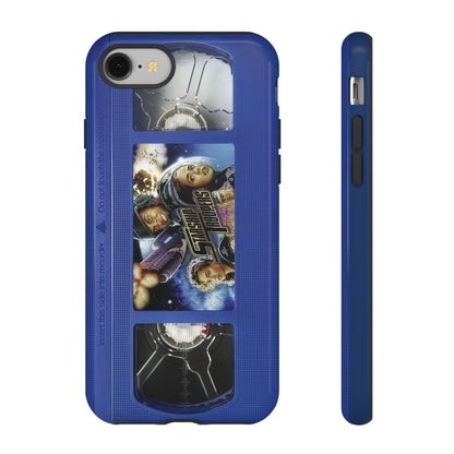 Starship Troopers Blue Impact Resistant VHS Phone Case