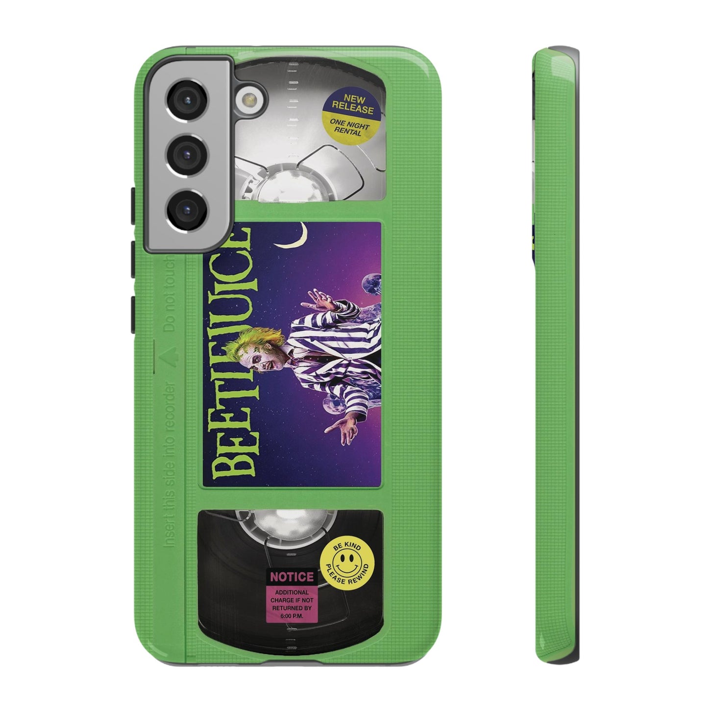 BJ  Limited Edition Green Impact Resistant VHS Phone Case