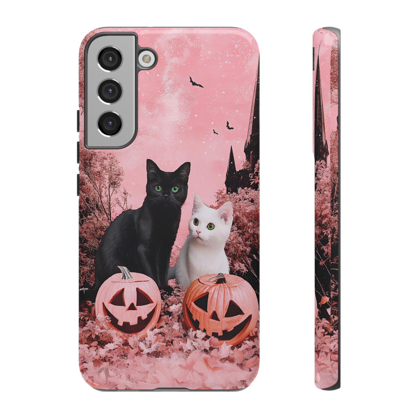 Retro Fall Kitties Impact Resistant Phone Case