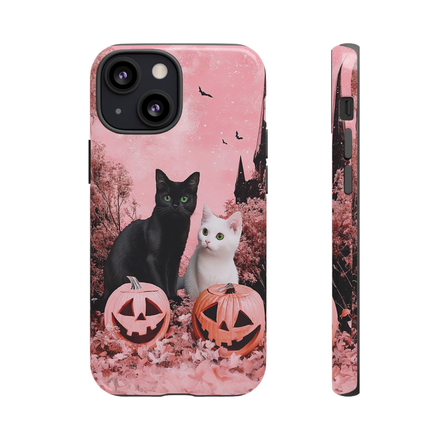 Retro Fall Kitties Impact Resistant Phone Case