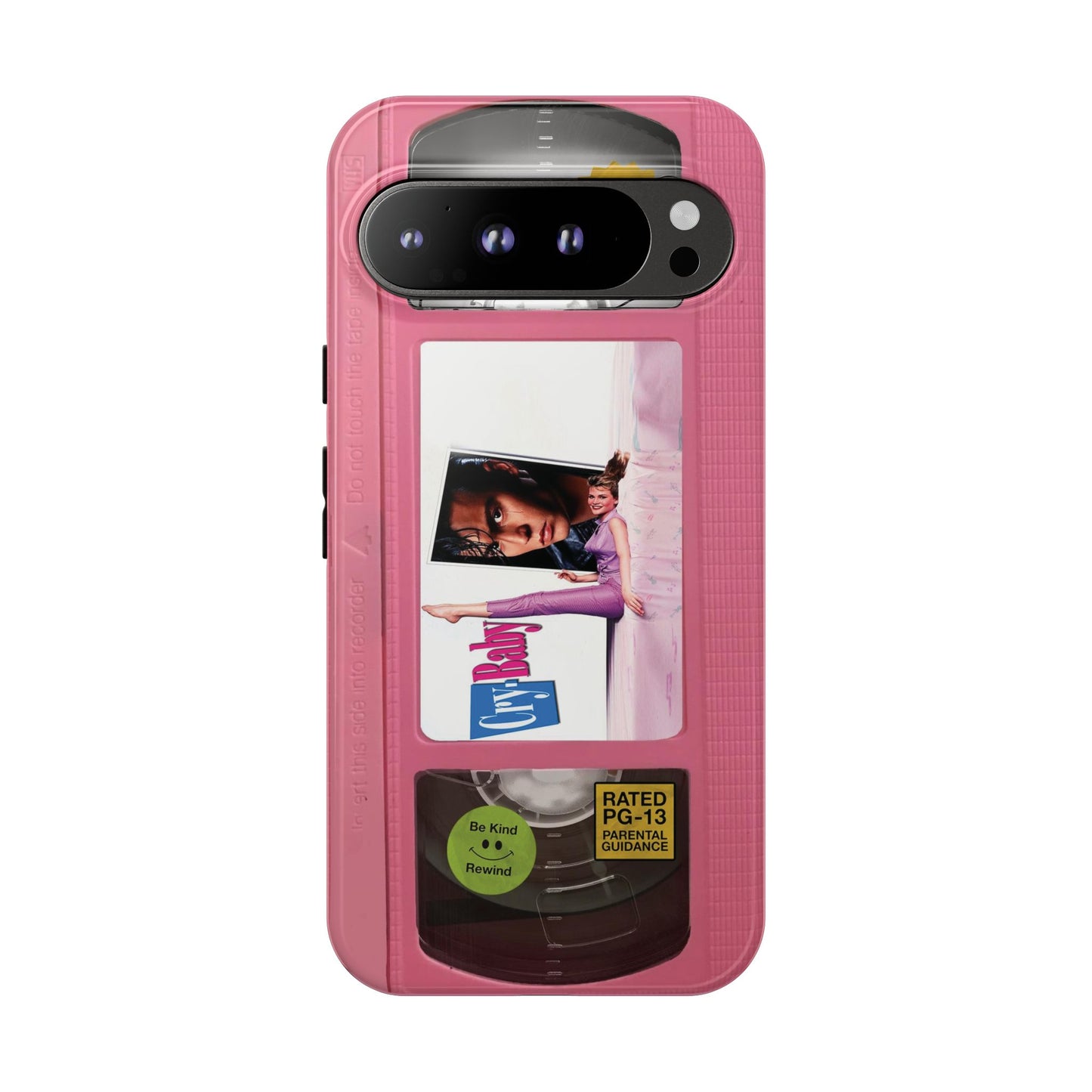 Cry Baby Pink Limited Edition Impact Resistant Vhs Phone Case