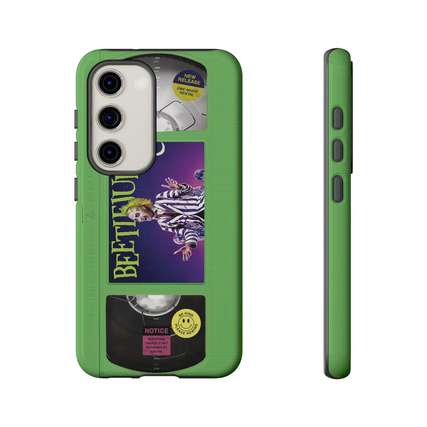 BJ  Limited Edition Green Impact Resistant VHS Phone Case