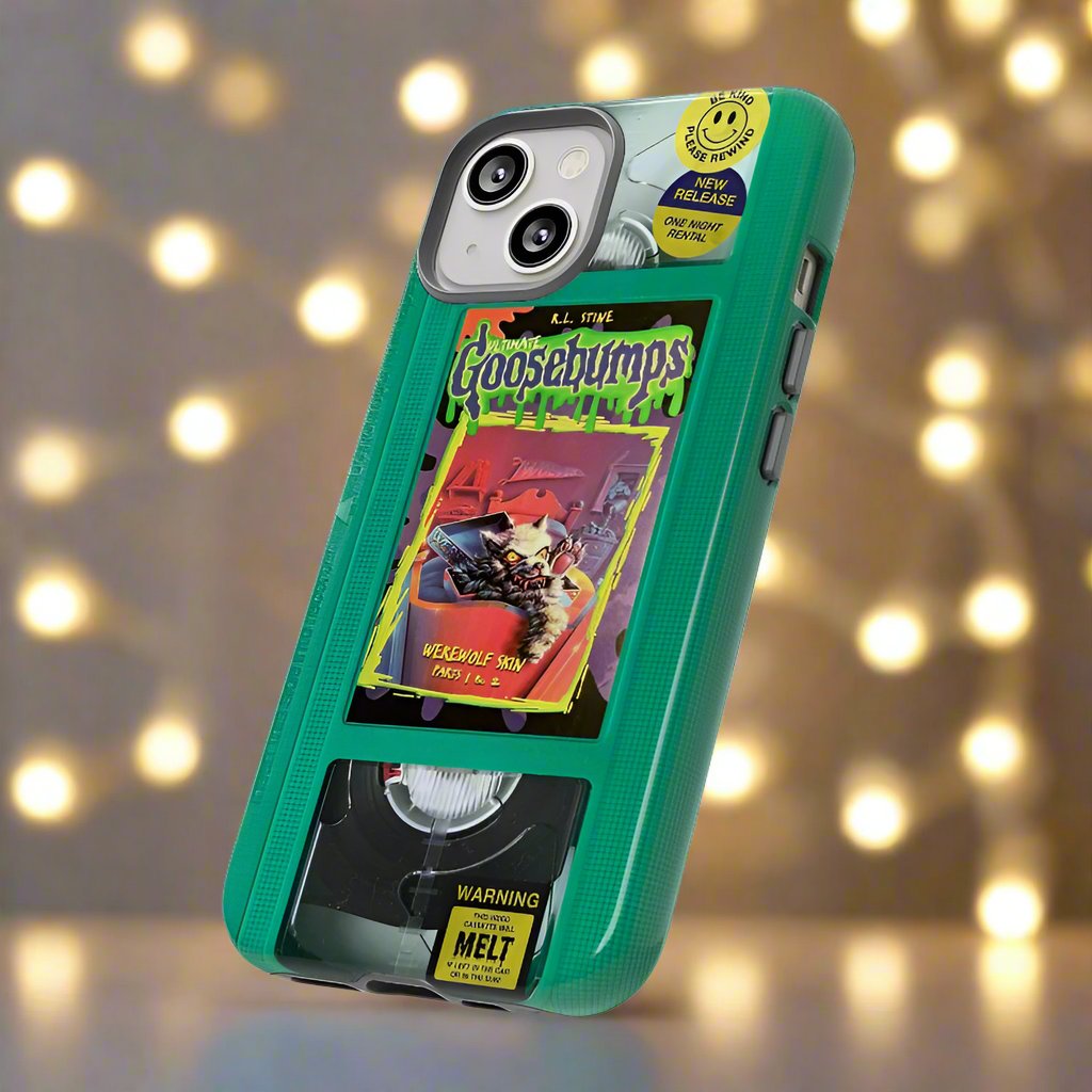 Goosebumps Green VHS Impact Resistant Case