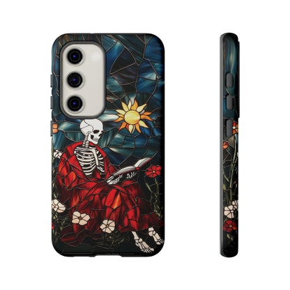 Bookish Skeleton Phone Case