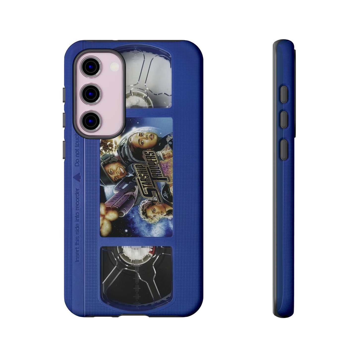 Starship Troopers Blue Impact Resistant VHS Phone Case