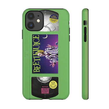 BJ  Limited Edition Green Impact Resistant VHS Phone Case