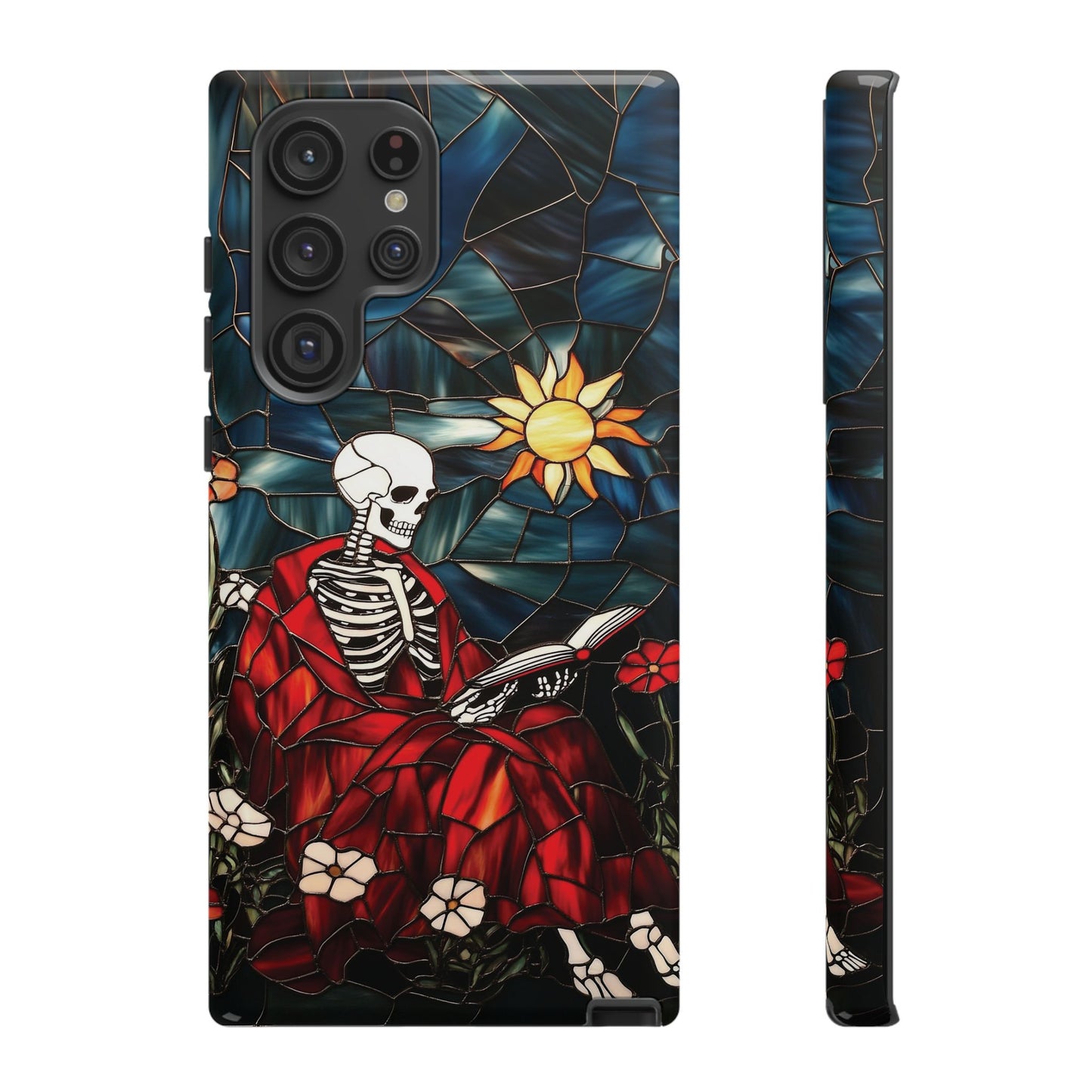 Bookish Skeleton Phone Case