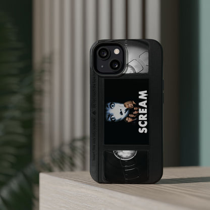 Scream MagSafe Impact Resistant VHS Phone Case